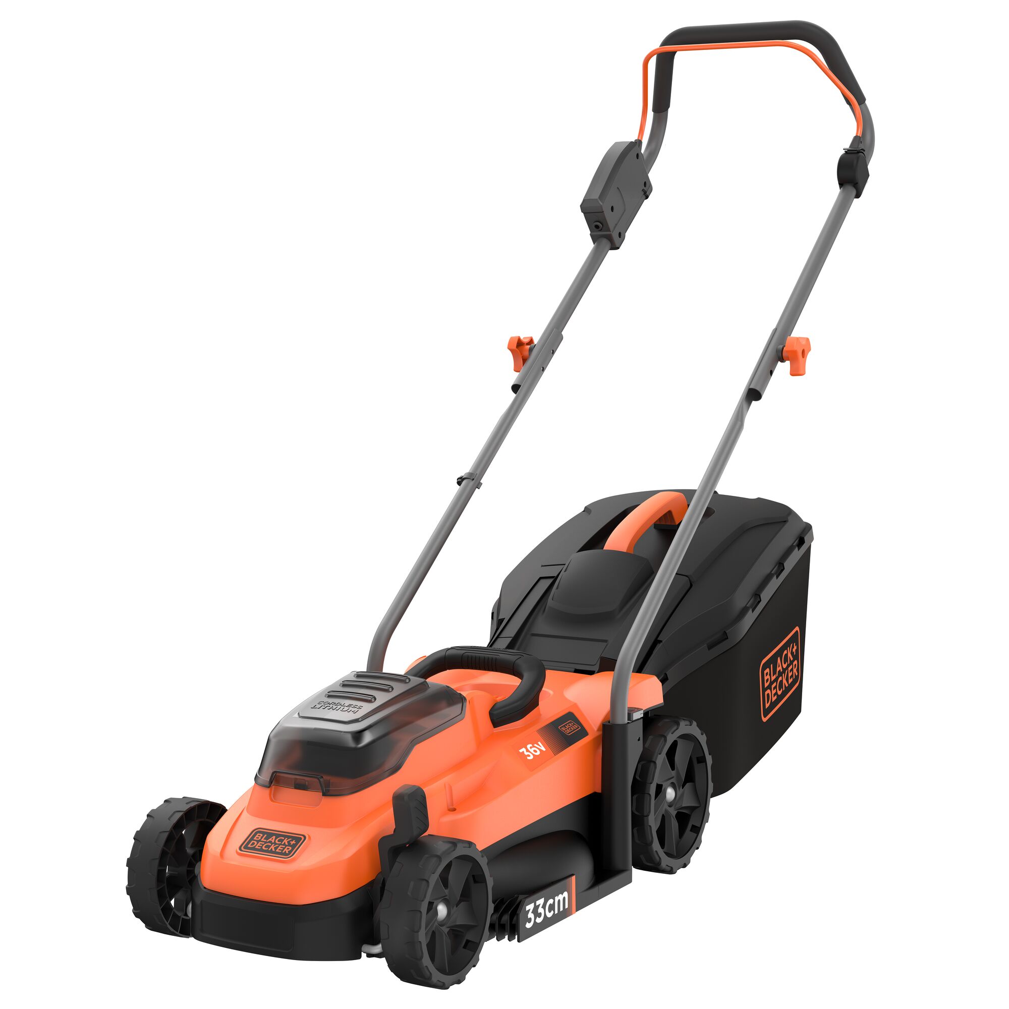 36V Cordless 2.5Ah 33cm Compact Mower BLACK DECKER