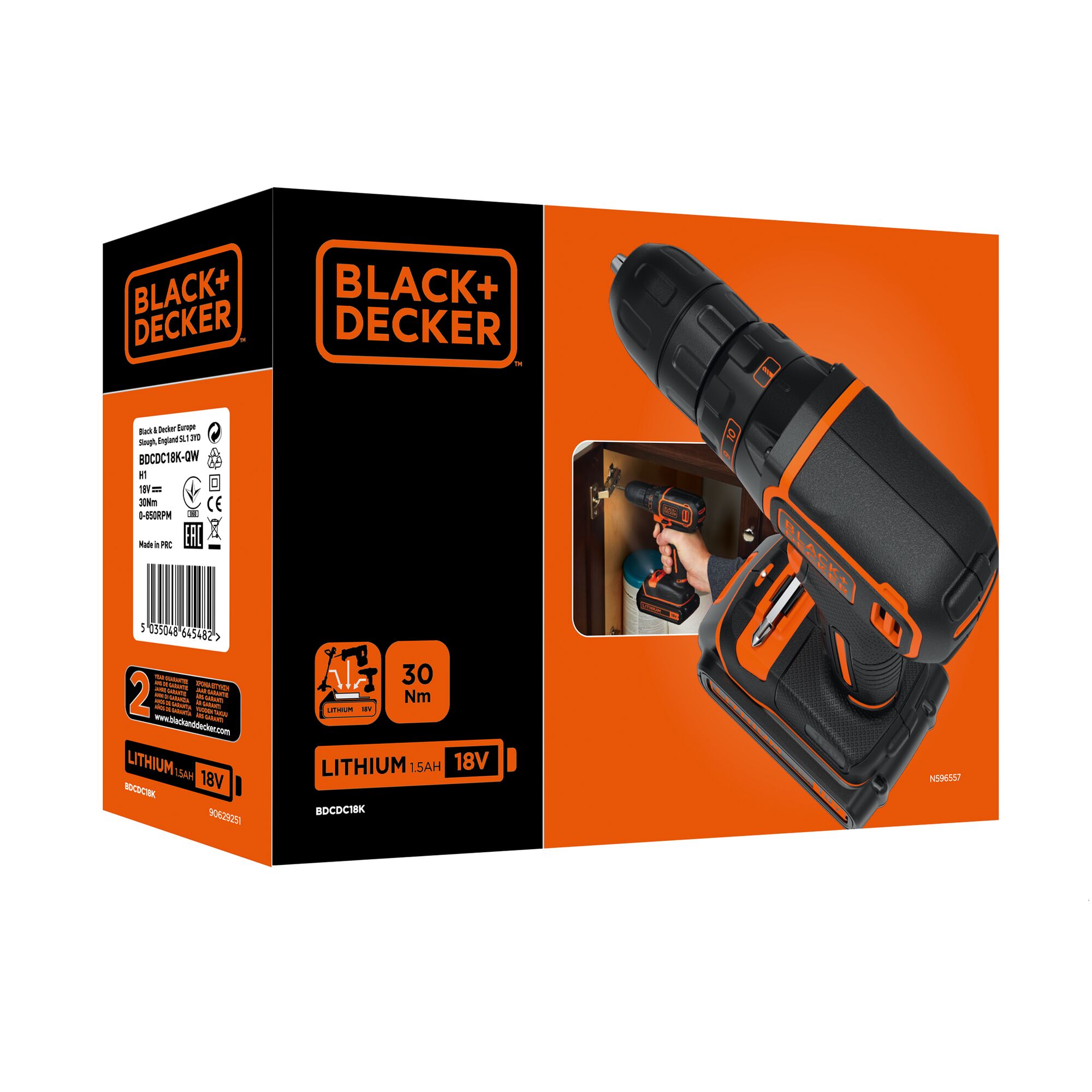 Black and decker discount 18 volt drill charger