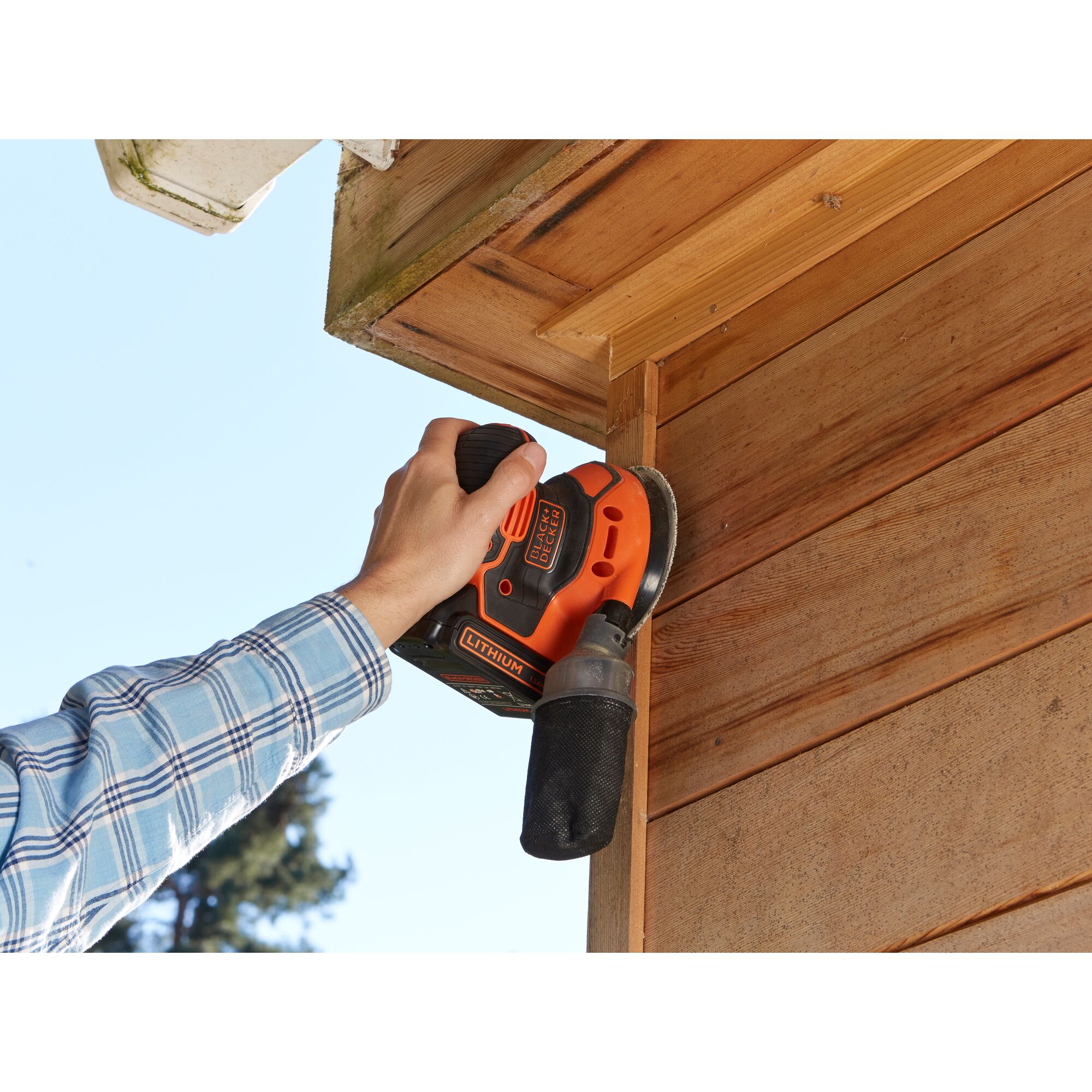 Black and decker cordless deals random orbital sander