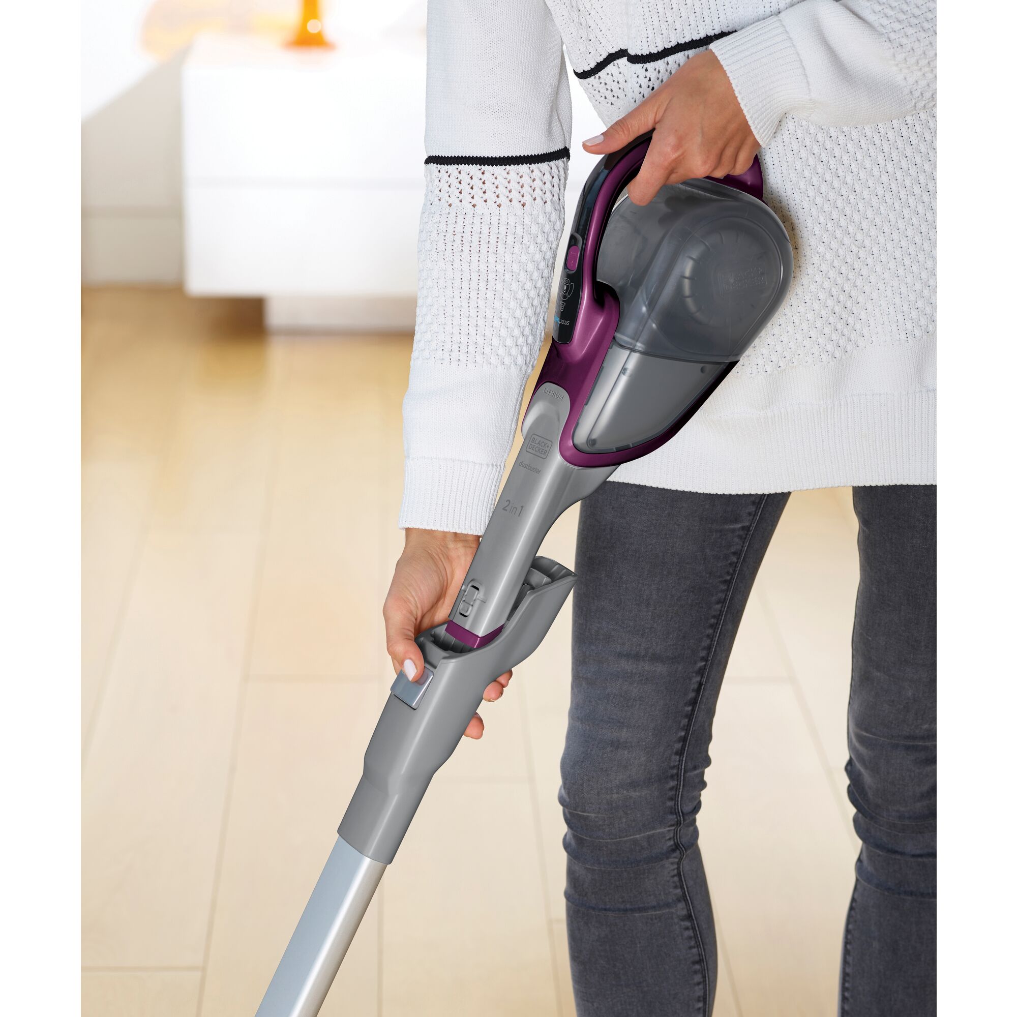 Black and decker 2 in best sale 1 cordless stick vacuum review